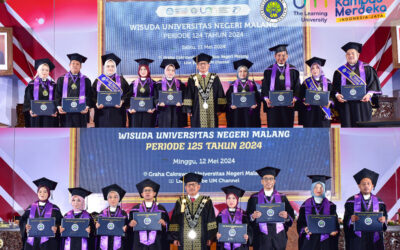Foto Wisuda Periode 124 dan 125 Fakultas Ilmu Sosial Universitas Negeri Malang