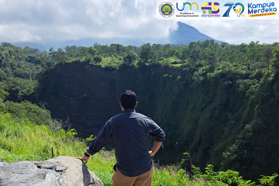 Peneliti dari FIS UM Melakukan Pemetaan Topografi dan Prediksi Perubahan Penggunaan Lahan, Sebagai Upaya Pengembangan Pariwisata di Kawasan Rawan Bencana Gunung Merapi