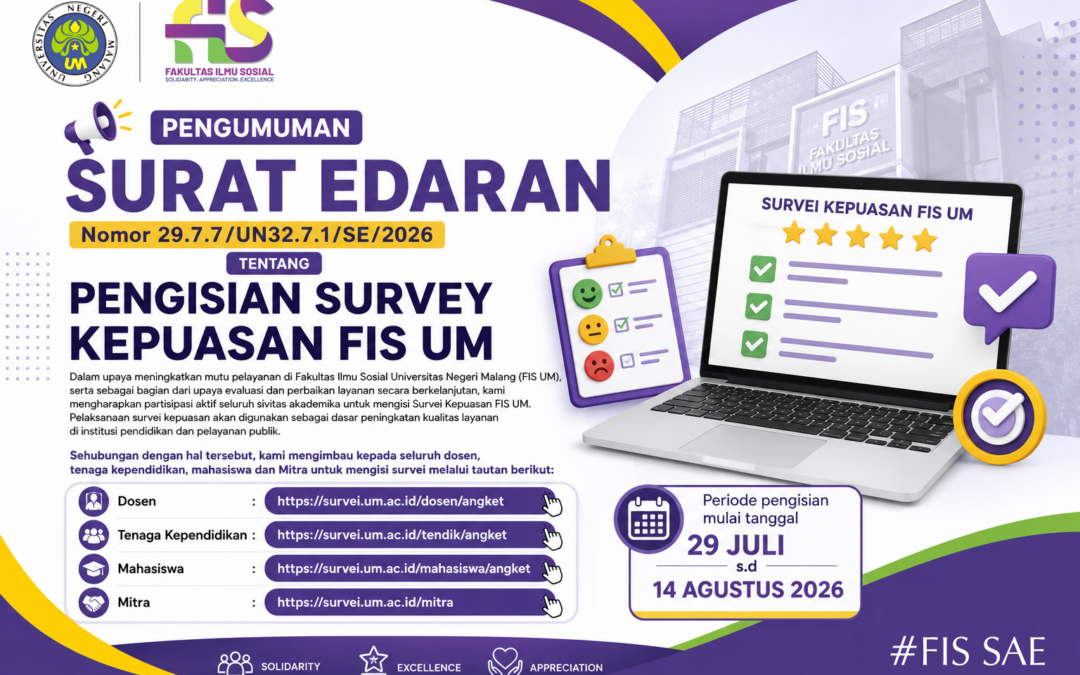 PENGISIAN SURVEY KEPUASAN FIS UM